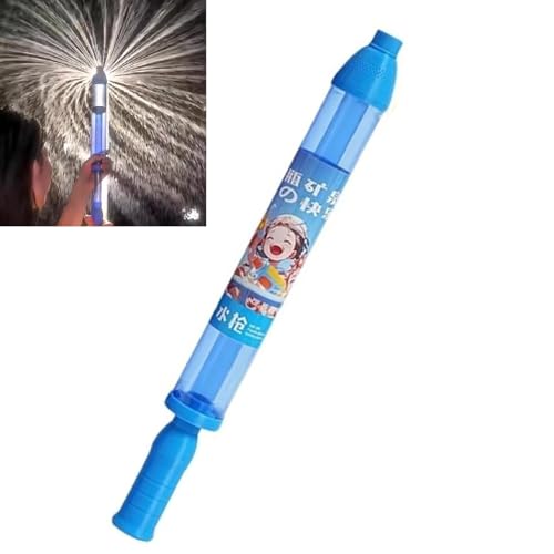 Feuerwerk Wasser-Squirter, Hochdruckauszug Feuerwerk Wasserspray Spielzeug, romantische Wasserbrunnenspielzeug, interaktiver Pool Wassersaker Spielzeug, Sommer im Freien Wasser Blaster (Blue) von GUUZETU
