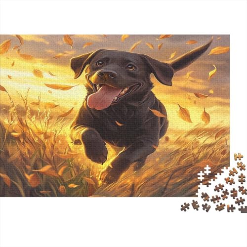 Der Labrador Retriever Puzzlespiel 1000 Teile Puzzle Für Erwachsene Und Kinder Ab 14 Jahren, Erwachsenen Puzzlespiel Puzzel 1000pcs (75x50cm) von GUYDZOOM