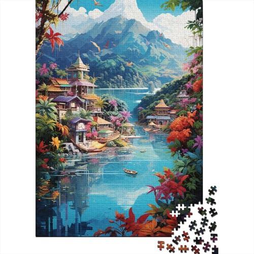 Urlaub Bucht Puzzle 1000 Teile Schwer Puzzle Spielzeug Lernspiel Impossible Herausforderung Spielzeug Für Erwachsene Und Kinder in Bewährter 1000pcs (75x50cm) von GUYDZOOM