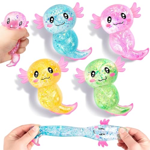Axolotl Spielzeug 4pcs Axolotl Stressabbau Spielzeug, Salamander Squeeze Toy Spielzeug Sensorische Spiel Autismus Squeeze Spiel Antistressspielzeug für Erwachsene und Kinder Axolotl Spielzeug 4pcs Axolotl Stressabbau Spielzeug, Salamander Squeeze Toy Spielzeug Sensorische Spiel Autismus Squeeze Spiel Antistressspielzeug für Erwachsene und Kinder von GVMJHYK