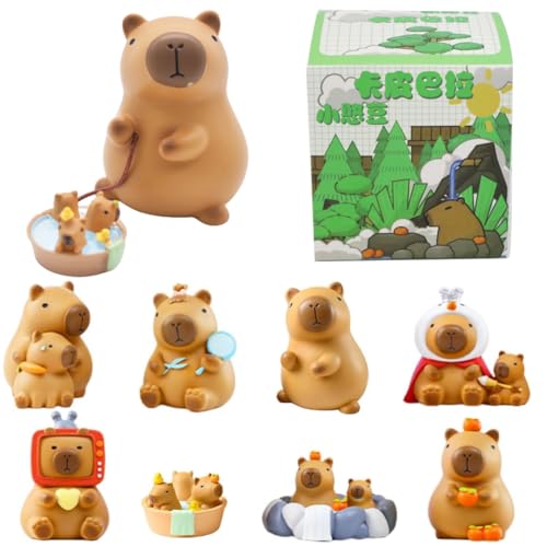 Blind Box Capybara Action Figuren Figuren Random Collection Guess Blind Bag Überraschungs Box Sammlerstück Kunstspielzeug, Geburtstagsfeier Geschenk für Kinder Weihnachten 1pcs Blind Box Capybara Action Figuren Figuren Random Collection Guess Blind Bag Überraschungs Box Sammlerstück Kunstspielzeug, Geburtstagsfeier Geschenk für Kinder Weihnachten 1pcs von GVMJHYK
