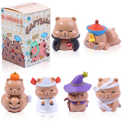 Blind Box Capybara Figuren Halloween Capybara Random Collection Guess Blind Bag Überraschungs Box Sammlerstück Kunstspielzeug, Geburtstagsfeier Geschenk für Kinder Halloween Blind Box Capybara Figuren Halloween Capybara Random Collection Guess Blind Bag Überraschungs Box Sammlerstück Kunstspielzeug, Geburtstagsfeier Geschenk für Kinder Halloween von GVMJHYK