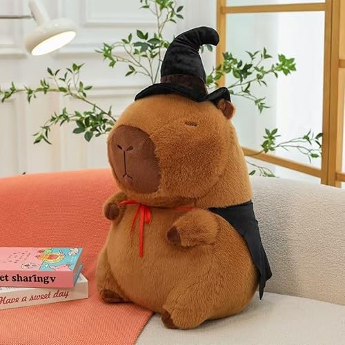 GVMJHYK Capy-bara Kuscheltier mit Hüte, Halloween Capy-bara Plüschtier, Niedlichen Capybra Plushies für Home Deko Kinder, Cartoon Plüsch Puppe, Geschenke für Heim Halloween Dekor, 30cm GVMJHYK Capy-bara Kuscheltier mit Hüte, Halloween Capy-bara Plüschtier, Niedlichen Capybra Plushies für Home Deko Kinder, Cartoon Plüsch Puppe, Geschenke für Heim Halloween Dekor, 30cm von GVMJHYK