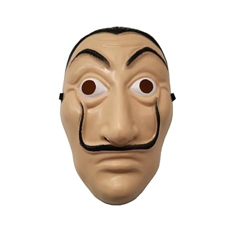 GVMJHYK Da-li Masken für Fasching Halloween, Halloween Masken für Erwachsene und Kinder, Cosplay Kostüm Set, Party Dekoration Requisiten, 4 Stück GVMJHYK Da-li Masken für Fasching Halloween, Halloween Masken für Erwachsene und Kinder, Cosplay Kostüm Set, Party Dekoration Requisiten, 4 Stück von GVMJHYK