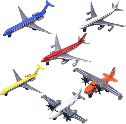 GVMJHYK Flugzeug Modelle Flugzeug Spielzeug Legierung Pull Back Spielzeug für Jahre alte Jungen Mädchen, Kinder Spielfahrzeuge für Kinder Geburtstagsgeschenk von GVMJHYK