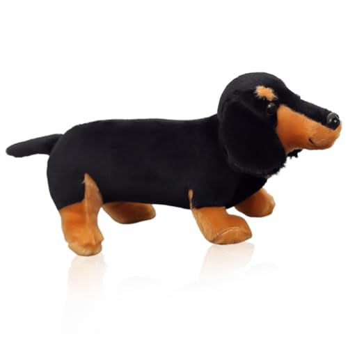 GVMJHYK Kuscheltier Hund Dackel, Dackel Plüschhund, Klasse Dackel Hund Plüschpuppe Kinderspielzeug Puppe, Fan und Freund Jungen und Mädchen Urlaub Geschenk Weich, Kuschelig, Schwarz GVMJHYK Kuscheltier Hund Dackel, Dackel Plüschhund, Klasse Dackel Hund Plüschpuppe Kinderspielzeug Puppe, Fan und Freund Jungen und Mädchen Urlaub Geschenk Weich, Kuschelig, Schwarz von GVMJHYK