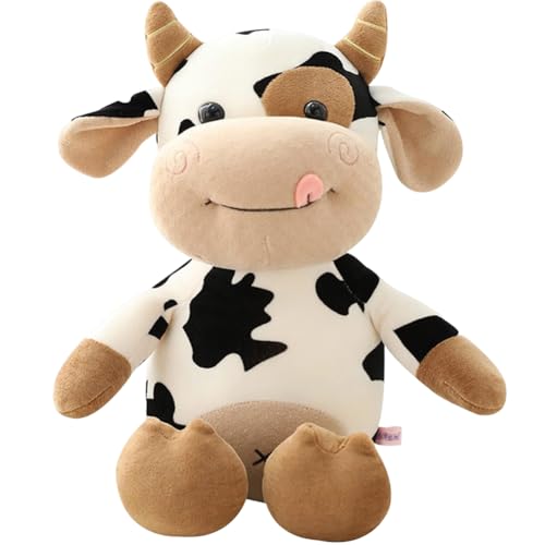 GVMJHYK Kuscheltier Kuh, Niedliches Kuh Stofftier Spielzeug, Animals Plüsch, Niedliches Plüschkuh-Spielzeug Kuscheltier Kuh Stofftiere Toy Für Babys, Jungs, Mädchen Und Erwachsene-30cm GVMJHYK Kuscheltier Kuh, Niedliches Kuh Stofftier Spielzeug, Animals Plüsch, Niedliches Plüschkuh-Spielzeug Kuscheltier Kuh Stofftiere Toy Für Babys, Jungs, Mädchen Und Erwachsene-30cm von GVMJHYK