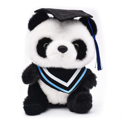 GVMJHYK Panda Plüschtier Bachelor Geschenk Graduation Gift Examens Panda Bär Abschluss Geschenk Prüfung Geschenk Abschluss Gratulation Schule Geschenk für Mädchen Jungen von GVMJHYK