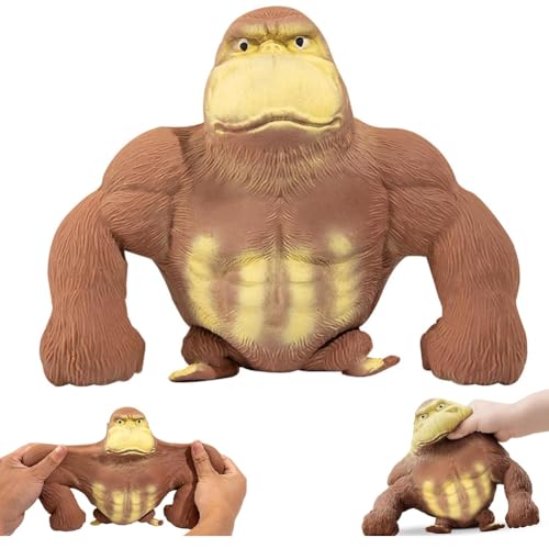 Gorilla Stressabbau Spielzeug, Gorilla Spielzeug Zum Stressabbau, Gorilla Stress Toy, Gorilla-Figur zum Stressabbau, Monkey Stressabbau Spielzeug für Kinder und Erwachsene Stressabbau-Braun Gorilla Stressabbau Spielzeug, Gorilla Spielzeug Zum Stressabbau, Gorilla Stress Toy, Gorilla-Figur zum Stressabbau, Monkey Stressabbau Spielzeug für Kinder und Erwachsene Stressabbau-Braun von GVMJHYK