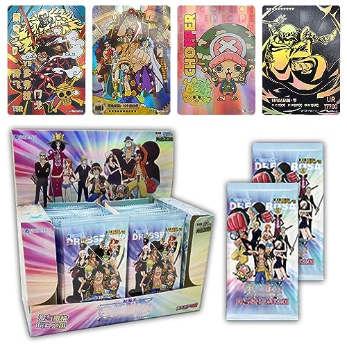 Booster Box ONE-Piece Game Card Trading Cards Card Pack Trading Card Booster Box Anime Games (Chinesisch)(20 Packungen/Karton, 5 Blätter/Packung) von GVMW