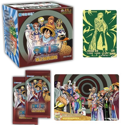 O-ne Piece Card Game TCG Cards Trading Cards Card Pack Anime Games One-Piece Cards Booster Box – Booster mit 30 Karten (150 Bögen) (OP2-M01) von GVMW