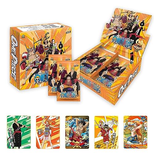 O-ne Piece Card Game TCG Cards Trading Cards Card Pack Anime Games One-Piece Cards Booster Box – Booster mit 30 Karten (150 Bögen) (OP2-W1) von GVMW