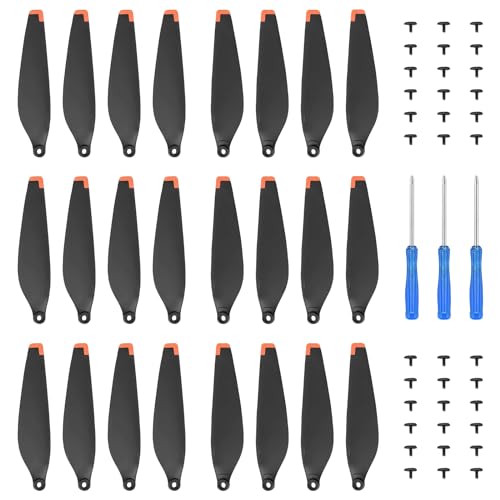 GVRGO Propeller für DJI Mini 3 Pro/Mini 4 Pro Klingen, Requisiten, Flügel, Ersatzzubehör, geräuscharm und Schnellspanner, 24 Stück GVRGO Propeller für DJI Mini 3 Pro/Mini 4 Pro Klingen, Requisiten, Flügel, Ersatzzubehör, geräuscharm und Schnellspanner, 24 Stück von GVRGO