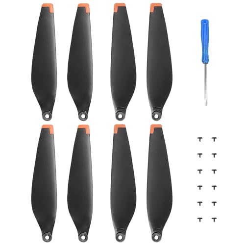 GVRGO Propeller für DJI Mini 3 Pro/Mini 4 Pro Klingen, Requisiten, Flügel, Ersatzzubehör, geräuscharm und Schnellspanner, 8 Stück GVRGO Propeller für DJI Mini 3 Pro/Mini 4 Pro Klingen, Requisiten, Flügel, Ersatzzubehör, geräuscharm und Schnellspanner, 8 Stück von GVRGO