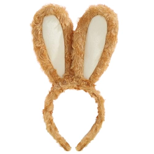 GWAWG 1-teiliger Satz Kaninchenohr Stirnband, Plüsch Kaninchenohr Stirnband, Ostern, Rollenspiele, Karneval, Frisur von GWAWG
