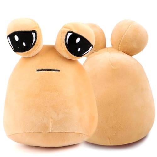 GWAWG Alien Pou Plüschtier, 22cm/8.6inch My Pet Plüsch Puppe, Niedliches Geschenk für Fans, Geburtstag Weihnachten von GWAWG