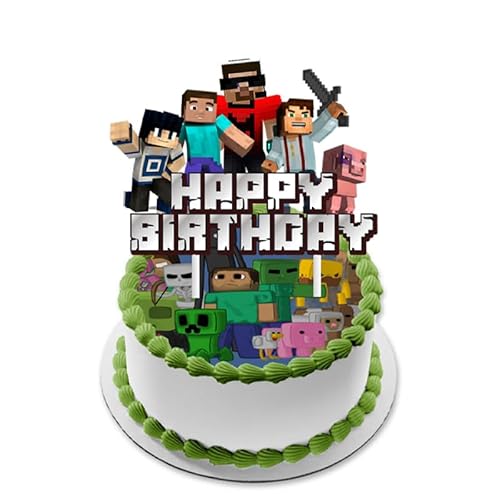 GWAWG Cartoon Tortendeko 25 Stück Kuchendeko Geburtstag Cake Topper Muffin Happy Birthday Deko Geburtstagsdeko Kindergeburtstag Junge Mädchen Kinder Party Supplies Dekoration NTN Game Movie Themed GWAWG Cartoon Tortendeko 25 Stück Kuchendeko Geburtstag Cake Topper Muffin Happy Birthday Deko Geburtstagsdeko Kindergeburtstag Junge Mädchen Kinder Party Supplies Dekoration NTN Game Movie Themed von GWAWG