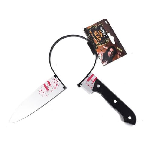 GWAWG Halloween Messer Im Kopf mit 5 Realistischen Narben Tattoos, Axt, Säge, Dolch, Hackmesser, Schere Kostümzubehör für Erwachsene und Kinder Party Requisiten GWAWG Halloween Messer Im Kopf mit 5 Realistischen Narben Tattoos, Axt, Säge, Dolch, Hackmesser, Schere Kostümzubehör für Erwachsene und Kinder Party Requisiten von GWAWG