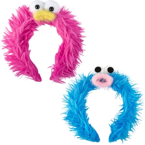 GWAWG Krümel-Stirnband, Krümel-Stirnband, Monster-Stirnband, Krümel-Stirnband für Silvester, Karneval, Fasching, 2 Stück, Kunststoff, Stoff GWAWG Krümel-Stirnband, Krümel-Stirnband, Monster-Stirnband, Krümel-Stirnband für Silvester, Karneval, Fasching, 2 Stück, Kunststoff, Stoff von GWAWG