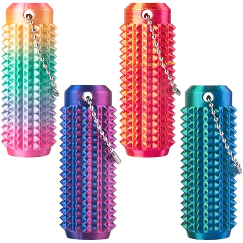 GWAWG Little Ouchies Schmerz-Fidget-Spielzeug-Set, 3D-gedruckter Stachelschlüssel-Anhänger zur Linderung von Angst und Stress, tragbares sensorisches Stimulationsspielzeug für Erwachsene, Stressabbau GWAWG Little Ouchies Schmerz-Fidget-Spielzeug-Set, 3D-gedruckter Stachelschlüssel-Anhänger zur Linderung von Angst und Stress, tragbares sensorisches Stimulationsspielzeug für Erwachsene, Stressabbau von GWAWG