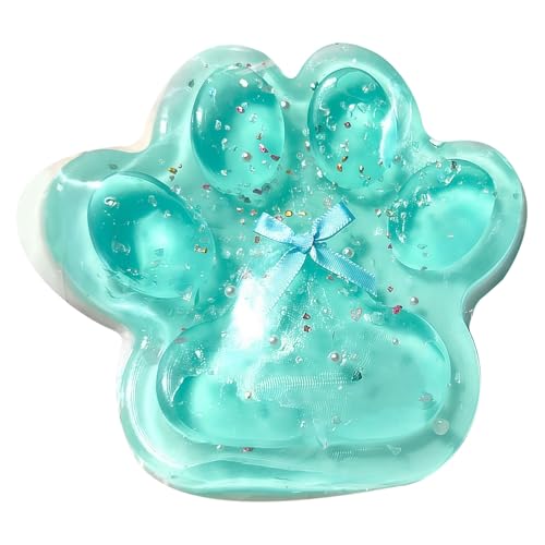 GWAWG Squishy Riesen-Katzenpfote, Kristall, Anti-Stress-Spielzeug, Squishy Kawaii, weich, Dekompression, niedliches sensorisches Spielzeug für Kinder und Erwachsene, Anti-Stress-Spielzeug GWAWG Squishy Riesen-Katzenpfote, Kristall, Anti-Stress-Spielzeug, Squishy Kawaii, weich, Dekompression, niedliches sensorisches Spielzeug für Kinder und Erwachsene, Anti-Stress-Spielzeug von GWAWG