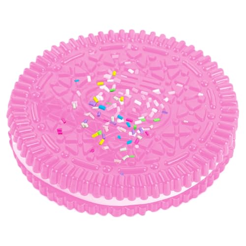 GWAWG Squishy XXL Oreo Keks Stressabbau Taba Biscuit Stress Relief Fidget Toy Mochi Anti-Stress-Spielzeug Kinder Erwachsene Yoyo Fufu Kawaii Squishys Geburtstag Party Favors Weihnachten (Rosa) von GWAWG