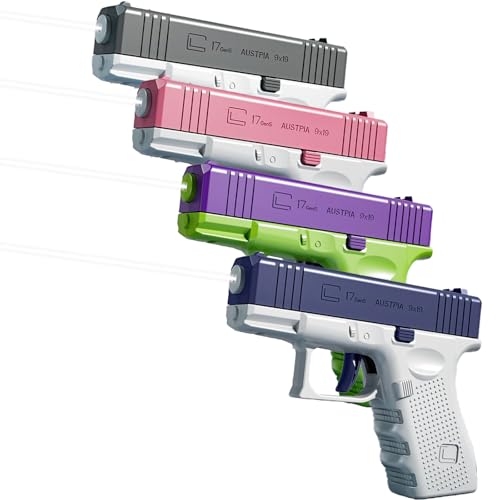 GWAWG Wasserpistole für Kinder, Super Gun Cool Toy, Sommer, kleiner Wasserstrahl, Spielzeug, Tauchen, manuell, Pool, Strand, Kampf, Badewanne, Garten, Spiele im Freien, Party, Geschenk, 4 Stück GWAWG Wasserpistole für Kinder, Super Gun Cool Toy, Sommer, kleiner Wasserstrahl, Spielzeug, Tauchen, manuell, Pool, Strand, Kampf, Badewanne, Garten, Spiele im Freien, Party, Geschenk, 4 Stück von GWAWG