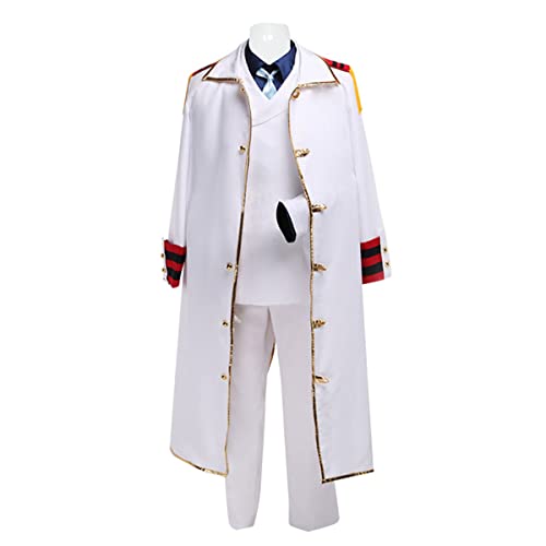 GWOKDAN Cosplay-Kostüm für Herren, Anime-Uniform, marineblauer Held, Umhang, Anzug, Halloween-Outfits, Anzug, XXL von GWOKDAN