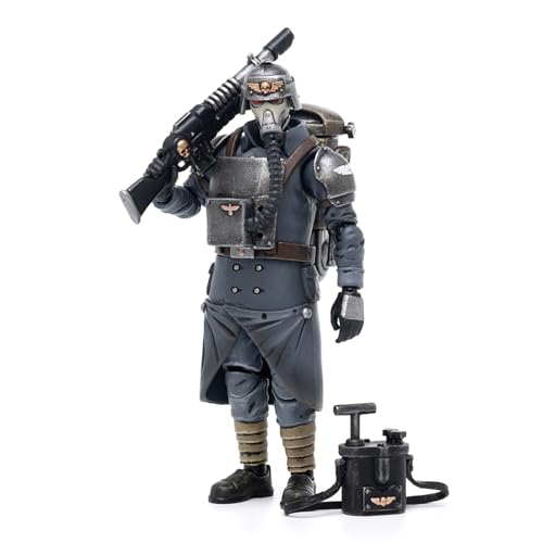 GWTCTOY JoyToy 40K Originallizenz 1:18 Actionfigur, Astra Militarum Death Korps of Krieg Veteran Squad Guardsman Demolitions Specialist von GWTCTOY