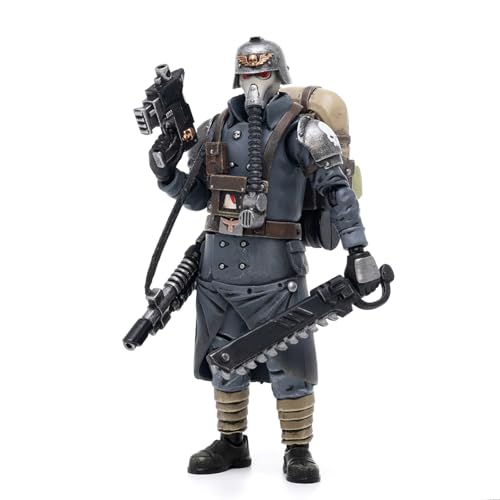 GWTCTOY JoyToy 40K Originallizenz 1:18 Actionfigur, Astra Militarum Death Korps of Krieg Veteran Squad Sergeant von GWTCTOY
