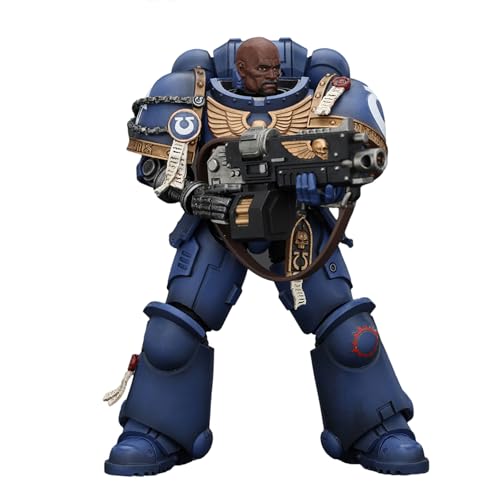GWTCTOY JoyToy 40K Originallizenz 1:18 Actionfigur, Space Marine 2 Uitramarines Brother Chairon, 12.8CM große Bausätze für Sammel-Actionfiguren von GWTCTOY