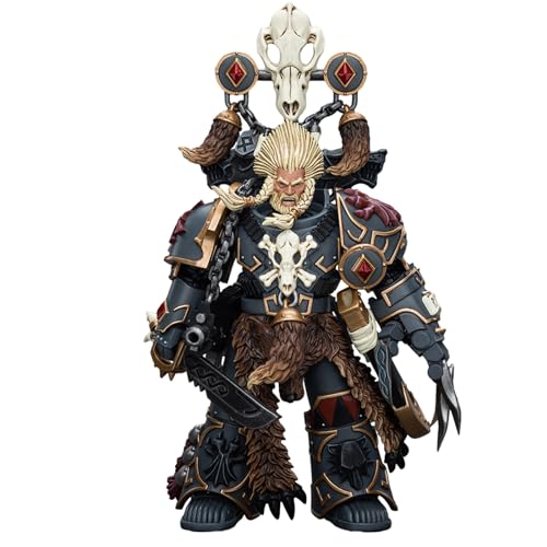 GWTCTOY JoyToy 40K Originallizenz 1:18 Actionfigur, Space Wolves Geigor Fell-Hand, 12.1 cm große Bausätze für Sammel-Actionfiguren von GWTCTOY