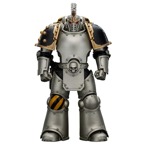 GWTCTOY JoyToy GW Originallizenz 1:18 Actionfigur, Iron Warriors Command Squad Chosen with Legion Standard, 12CM hoch von GWTCTOY