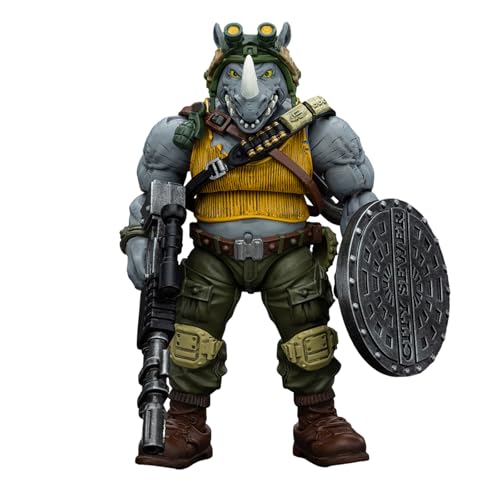 GWTCTOY JoyToy Originallizenz 1:18 Actionfigur, TMNT Series Rocksteady, 11.5CM Bausätze für Sammel-Actionfiguren GWTCTOY JoyToy Originallizenz 1:18 Actionfigur, TMNT Series Rocksteady, 11.5CM Bausätze für Sammel-Actionfiguren von GWTCTOY