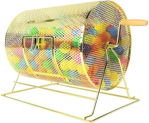 GWWBD Lotterie-Ziehmaschine, Lotterie-Maschine Bingo-Käfig, Metall-Raffle Drum Spin Machine, Bingo Lotterie Party Lucky Draw Spendenaktion für Lotterie, Werbeaktivitäten GWWBD Lotterie-Ziehmaschine, Lotterie-Maschine Bingo-Käfig, Metall-Raffle Drum Spin Machine, Bingo Lotterie Party Lucky Draw Spendenaktion für Lotterie, Werbeaktivitäten von GWWBD