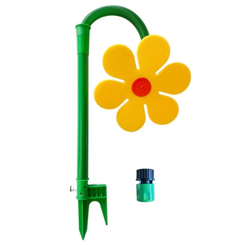 Crazy Daisy Sprinkler, Flower Sprinkler, Fun Irrigation Tool for Yard Watering, Pets Playing (Yellow) von GXJIXf
