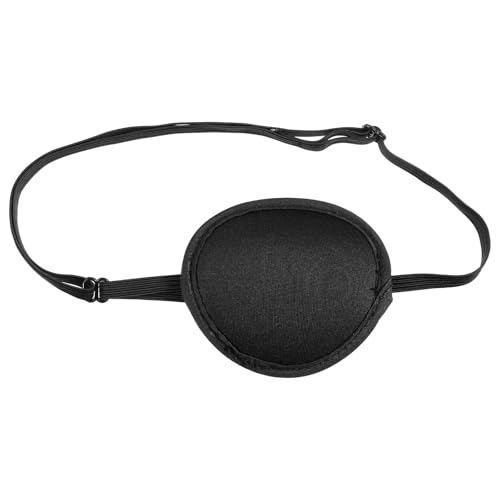 GXMDSGZ 1 Stück schwarze Piraten-Augenklappe, Augenabdeckungen for Schlafen, verstellbare Augenklappe, schwarze Augenklappe, einzelne Augenklappe GXMDSGZ 1 Stück schwarze Piraten-Augenklappe, Augenabdeckungen for Schlafen, verstellbare Augenklappe, schwarze Augenklappe, einzelne Augenklappe von GXMDSGZ