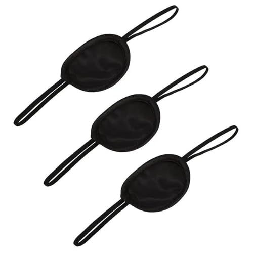 GXMDSGZ 3 Stück Augenklappen Patch Piraten Einzelne Augenklappe Maske Schwarz Verstellbare Brille Elastisch GXMDSGZ 3 Stück Augenklappen Patch Piraten Einzelne Augenklappe Maske Schwarz Verstellbare Brille Elastisch von GXMDSGZ