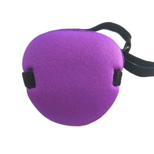 GXMDSGZ Konkave Augenklappe, Schaumstoffrille, waschbare Eyeshades for Piraten-3D-Augenmaske, Augenklappe, Cosplay(Purple) von GXMDSGZ