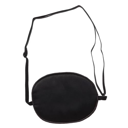 GXMDSGZ Seidene Augenklappen und bequeme Einzelaugenmaske, verstellbare Augenabdeckung im Piratenstil(Black) von GXMDSGZ
