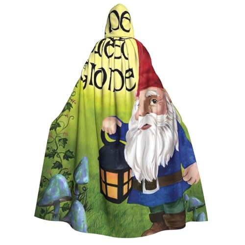 Farbenfroher Zwergen-Druck, Halloween-Kapuzenumhang, perfekt für Cosplay, Partys und Festivals, Uni, bequemer Umhang Farbenfroher Zwergen-Druck, Halloween-Kapuzenumhang, perfekt für Cosplay, Partys und Festivals, Uni, bequemer Umhang von GXUNGT