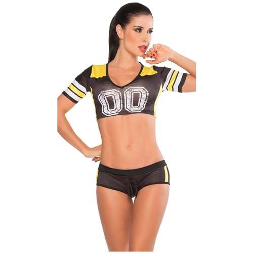 GXYANiaoy Cheerleader Kostüm Damen Rot - Kostüm Cheerleader Cheerleadering Outfit Kostüme für Erwachsene Cheer Outfit Fasching Party Halloween Kostüm Kleid mit Pompoms Karneval Mottoparty Kostüm von GXYANiaoy