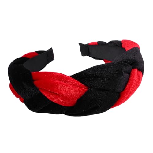 GXYANiaoy haarreifen damen zickzack - Für Dirndl Zum Frauen Und Mädchen Elegant Haarreifen Rutschfest Breit Für Party, Alltagskleidung Haarschmuck Oktoberfest Retro Style Haarband Stirnband von GXYANiaoy