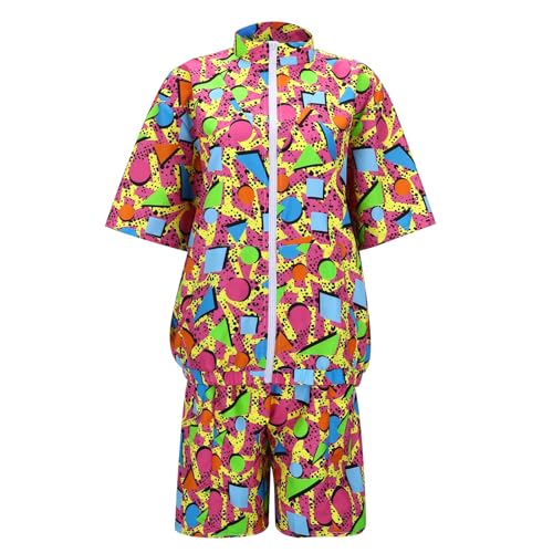 GXYANiaoy kostüme für erwachsene rapunzel, 80er Jahre Outfit Herren, 90er Damen, Party Fashion Jogginganzug Retro Silvester Partnerkostüme Karneval Mottoparty Kleidung Techno Neon Trainingsanzug GXYANiaoy kostüme für erwachsene rapunzel, 80er Jahre Outfit Herren, 90er Damen, Party Fashion Jogginganzug Retro Silvester Partnerkostüme Karneval Mottoparty Kleidung Techno Neon Trainingsanzug von GXYANiaoy