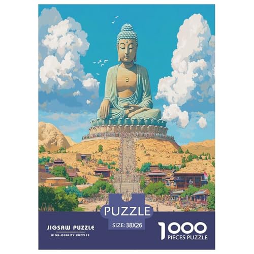 Buddha Puzzle 1000-teilige Schwer Puzzle Spielzeug Pädagogisches Spiel Impossible Herausforderung Spielzeug Für Erwachsene Und Kinder Ab 12 Jahren 38x26cm/1000pcs Buddha Puzzle 1000-teilige Schwer Puzzle Spielzeug Pädagogisches Spiel Impossible Herausforderung Spielzeug Für Erwachsene Und Kinder Ab 12 Jahren 38x26cm/1000pcs von GXYUAOIEF