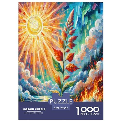 Coleus Blume Puzzle 1000 Teile Schwer Puzzle Spielzeug Lernspiel Impossible Herausforderungsspielzeug Für Erwachsene Und Kinder in Bewährter 70x50cm/1000pcs von GXYUAOIEF
