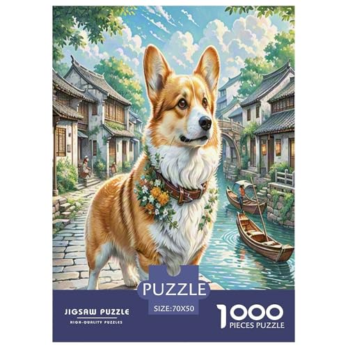 Corgi Puzzle 1000 Teile Schwer Puzzle Spielzeug Lernspiel Impossible Herausforderung Spielzeug Für Erwachsene Und Kinder Ab 14 Jahren 70x50cm/1000pcs Corgi Puzzle 1000 Teile Schwer Puzzle Spielzeug Lernspiel Impossible Herausforderung Spielzeug Für Erwachsene Und Kinder Ab 14 Jahren 70x50cm/1000pcs von GXYUAOIEF