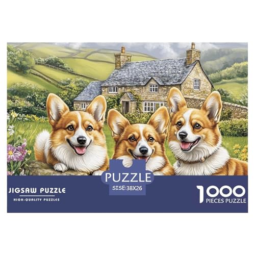 Corgi Puzzle 1000 Teile Steinmauern-Hütte Puzzles Stress Abbauen Familien-Puzzlespiel 100% Recycelter Pappe Erwachsenenpuzzle Ab 14 Jahren 38x26cm/1000pcs Corgi Puzzle 1000 Teile Steinmauern-Hütte Puzzles Stress Abbauen Familien-Puzzlespiel 100% Recycelter Pappe Erwachsenenpuzzle Ab 14 Jahren 38x26cm/1000pcs von GXYUAOIEF