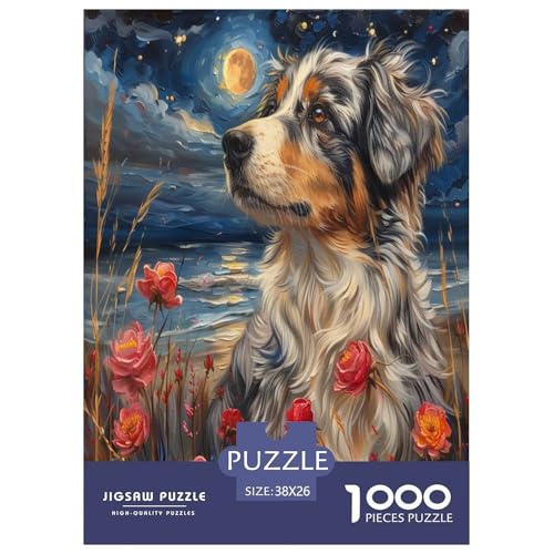 Cute Der Border Collie Puzzle 1000 Teile Schwer Puzzle Spielzeug Pädagogisches Spiel Impossible Herausforderungsspielzeug Für Erwachsene Kinder 38x26cm/1000pcs Cute Der Border Collie Puzzle 1000 Teile Schwer Puzzle Spielzeug Pädagogisches Spiel Impossible Herausforderungsspielzeug Für Erwachsene Kinder 38x26cm/1000pcs von GXYUAOIEF