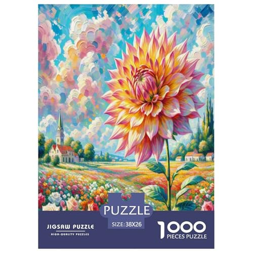 Dahlia Puzzle 1000 Teile Schwer Puzzle Spielzeug Pädagogisches Spiel Impossible Herausforderungsspielzeug Für Erwachsene Und Kinder Ab 12 Jahren 38x26cm/1000pcs Dahlia Puzzle 1000 Teile Schwer Puzzle Spielzeug Pädagogisches Spiel Impossible Herausforderungsspielzeug Für Erwachsene Und Kinder Ab 12 Jahren 38x26cm/1000pcs von GXYUAOIEF